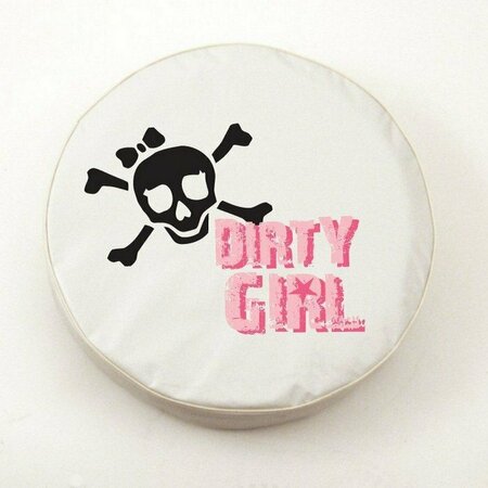 HOLLAND BAR STOOL CO 28" x 8" Dirty Girl (Skull) Tire Cover TCIDGSkulWT